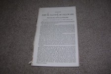 1846 Speech John M. Clayton of Delaware RE: French Spoliations Government Doc picture