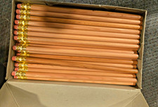 Full Box 144 Vtg Eberhard Faber 1111 Tiger No. 2 School Pencils UNMARKED Clear picture