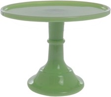 Glass Jade 10 Inch Cake Plate picture