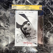 King Spawn #50 1:1000 1 Of 1 Sketch Signed Todd McFarlane CGC Authenticated picture
