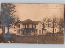RARE c1907 Oak Lawn Home Residence Senatobia Mississippi MS Tate County RPPC picture
