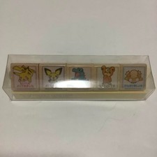 Used_Pokemon Teacher Stamp Set 5pc School Kindergarten Reward Stamps Japanese picture