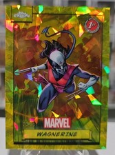 2024 Topps Chrome Marvel Sapphire Wagnerine #80 Yellow 15/75 picture