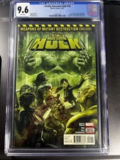 CGC 9.6 Totally Awesome Hulk #22 2017 Stonehouse Cover 1st Weapon H Appearance picture
