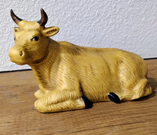 VTG Kirkland Signature Porcelain Nativity Set Replacement Laying Ox (Cow) Bull picture