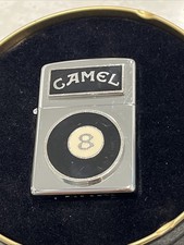 Vintage 1994 Zippo Lighter Camel 8 Ball Emblem - High Polish Chrome- Unfired picture
