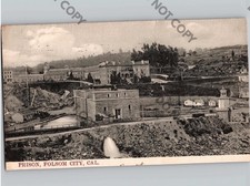 c1907 Prison Jail Penitentiary FOLSOM CITY California CA Sacramento Trimmed UDB picture