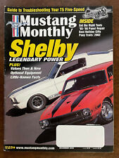 MUSTANG MONTHLY Magazine December 2002 Ford Carroll Shelby Pony T5 5 Speed picture