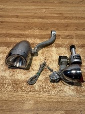 VINTAGE SCHWINN BIKE DELUXE GENERATOR/HEADLIGHT CORVETTE STINGRAY RACER KRATE 70 picture