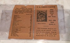VINTAGE 1931 DR WHITE EAGLE AD—READING, PA-INDIAN PSYCHIC, HERB DR, ASTROLOGER picture
