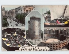 Postcard Asi es Valencia Spain picture