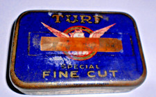 TURF SPECIAL FINE CUT TOBACCO TIN MELBOURNE SMALL 2 Oz c1930s EMPTY picture