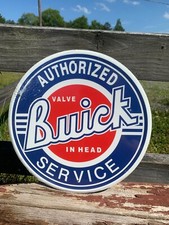 Buick Authorized Service Valve Auto Shop Garage Car Classic Vintage picture