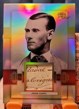 2026 pieces of the past premium #363 Jesse James handwritten relic picture