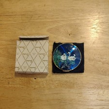 Vintage 1950s Stratton Convertible Powder Compact Box Set Blue Swan Stars picture