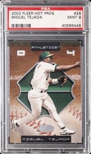 2002 FLEER HOT PROSPECTS #26 MIGUEL TEJADA PSA 9 picture