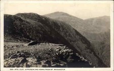 Mts. Jefferson Clay & Adams Mt. Washington Shorey 386 c1910 Real Photo Postcard picture