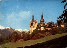 Peles Castle Sinaia Romania vintage postcard q265 picture