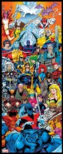 X-Men Jim Lee Comic Book Cover Variant Lithograph 10x24.5 Marvel No Mondo Art picture