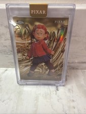 2025 Topps Chrome Pixar Mei Lee Dipped in Gold Superfractor 1/1 picture