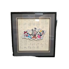 ANIMANIACS STORYBOARD LITHOGRAPH - SIGNED AND FRAMED - WARNER BROS 1994 picture