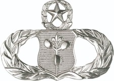 Air Force Badge No Shine Full Size Weather Operations picture