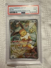 Eevee 173 PSA MINT 9 2025 Pokémon SVP EN Prismatic Evolutions ETB Promo picture