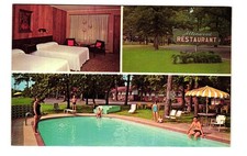 Allenwood Motel and Restaurant Louisville GA vintage postcard Unposted picture