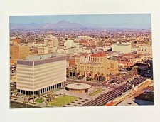 Downtown Aerial View of Phoenix Municipal Building Arizona Postcard Unposted picture