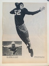 Harry Gilmer Alabama Harry Ulinski Kentucky 1947 S&S Football Pictorial 8X11 picture