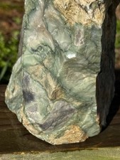 RARE Tri Color Marble Rough Rock ( Verde Antique ) from Victorville CA picture