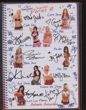 2006 Bench Warmer Schoolgirls Perfect 10 Jumbo 10x Auto Mary Riley Jaime Hammer picture