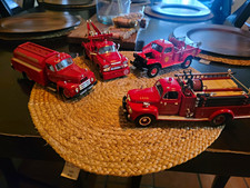 FDNY Firefighting & Rescue Lot of 4 Red Model Trucks incl First Gear picture