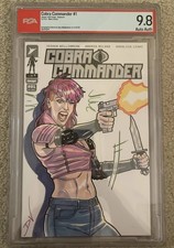 Cobra Commander #1 9.8 Signed FULL SKETCH Energon Universe SDCC 2026 Blind Box picture