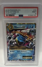PSA 9 MINT - 2016 POKEMON XY EVOLUTIONS - M BLASTOISE EX 22/108 picture