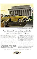 Chevrolet Chevy Bel Air White Walls Body by Fisher GM Print Advertisement 1953 picture