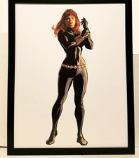 Black Widow Avengers Timeless by Alex Ross FRAMED 11x14 Art Print Marvel Comics  picture