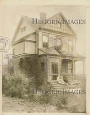 1886 Press Photo Exterior view of the Hyde House in Visalia - lra56603 picture