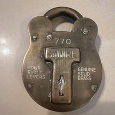 #770 Squire Old English Padlock  picture