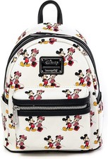 Disney Mickey & Minnie Mouse Loungefly Mini Backpack NEW picture