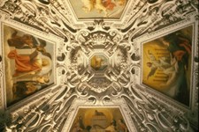 c1960's Ektachrome 35mm Slide Salzburg Cathedral Baroque Ceiling Fresco Austria picture