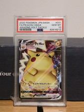 Pikachu VMAX 031/100 S4: Amazing Volt Tackle Holo (Japanese) 2020 PSA 10 Pokemon picture