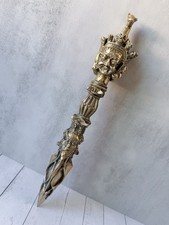 Rare Authentic Tibetan Phurba Kila Hayagriva Vajra Ritual Dagger Bronze Buddhist picture