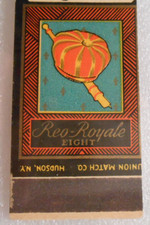 1931 UNION MATCH - REO MOTORS - REO ROYALE EIGHT - SALESMAN'S SAMPLE Cover. RARE picture