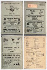 Vintage 1954 Tunica Mississippi Phone Book Directory Tractor Auto Advertising picture
