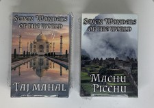 Pan Metals Seven Wonders Taj Mahal & Machu Picchu Sealed Lot Copper or Silver picture
