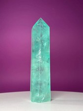 471g Green Fluorite Tower Crystal Point 1 lb Specimen picture