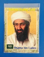 Osama bin Laden Terrorist Trading Card 2012 Rare Political Collectible picture