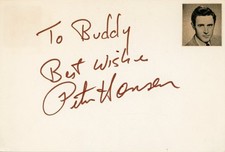 Peter Hansen- Signed Card picture