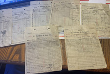 Vintage 1920s Invoices Lot of 6 L. Gordon & Son Brockport NY Paper Ephemera picture